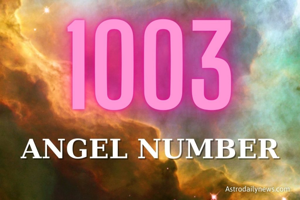 1003 angel number